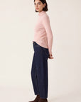 PUL COL ROULE - B-OLYMPE - ROSE PALE PULL NEW KOOKAI Mode Kookai