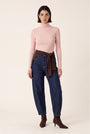 PUL COL ROULE - B-OLYMPE - ROSE PALE PULL NEW KOOKAI Mode Kookai