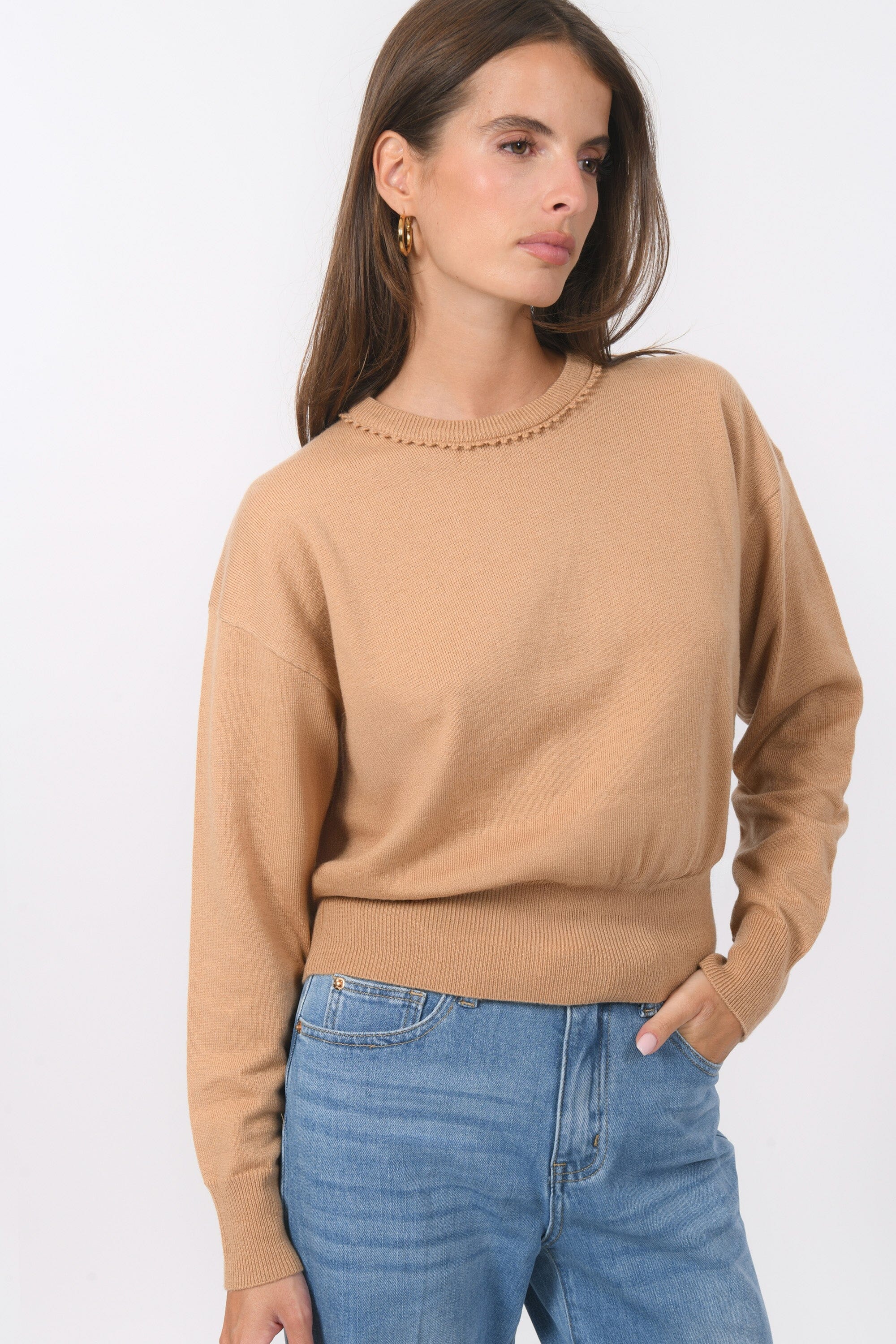 PULL - BACOT - CAMEL PULL NEW KOOKAI Mode Kookai