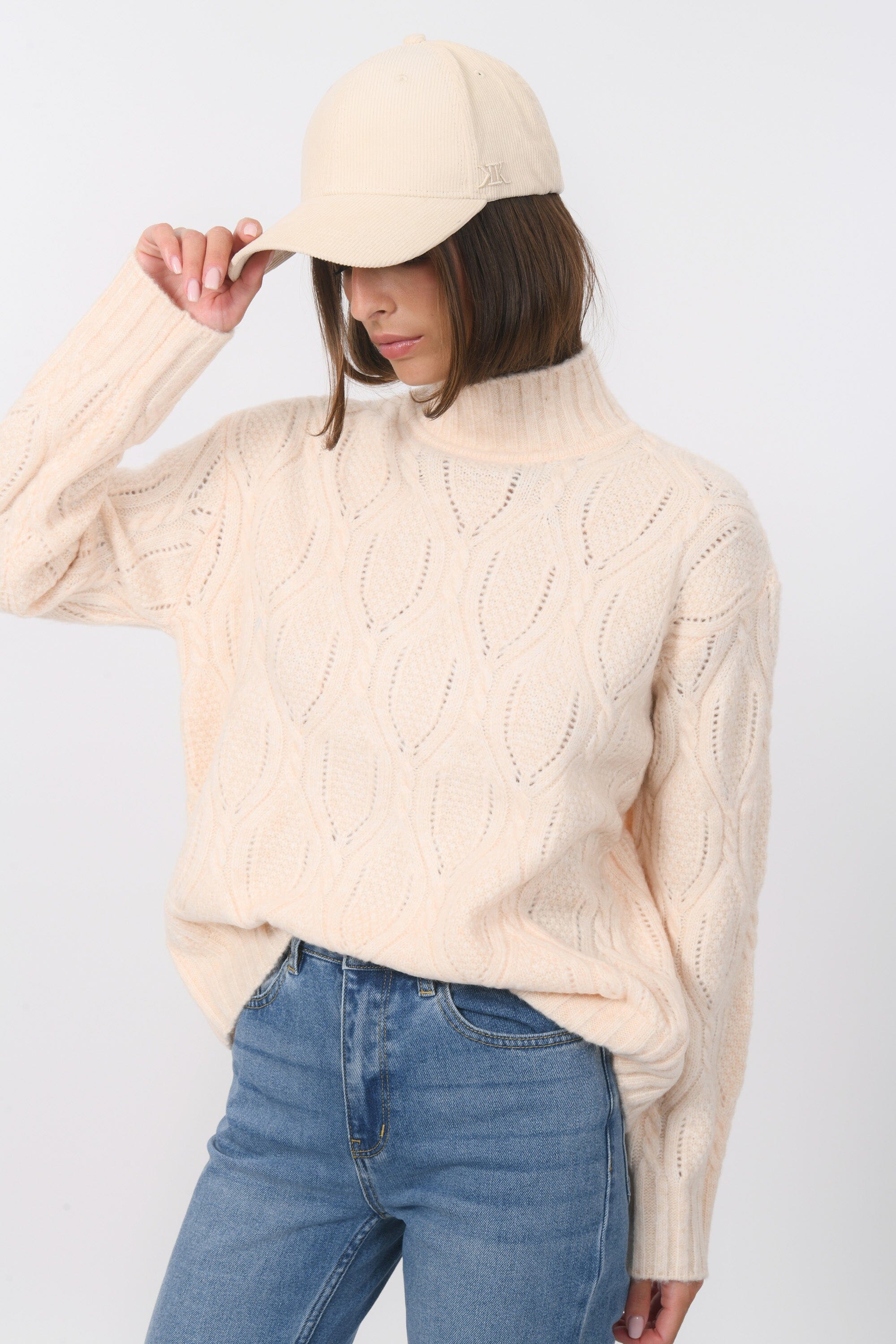 PULL - BAKSTER - BEIGE PULL NEW KOOKAI Mode Kookai