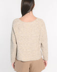 PULL BATEAU DANNA BEIGE CHINÉ PULL KOOKAI Mode Kookai