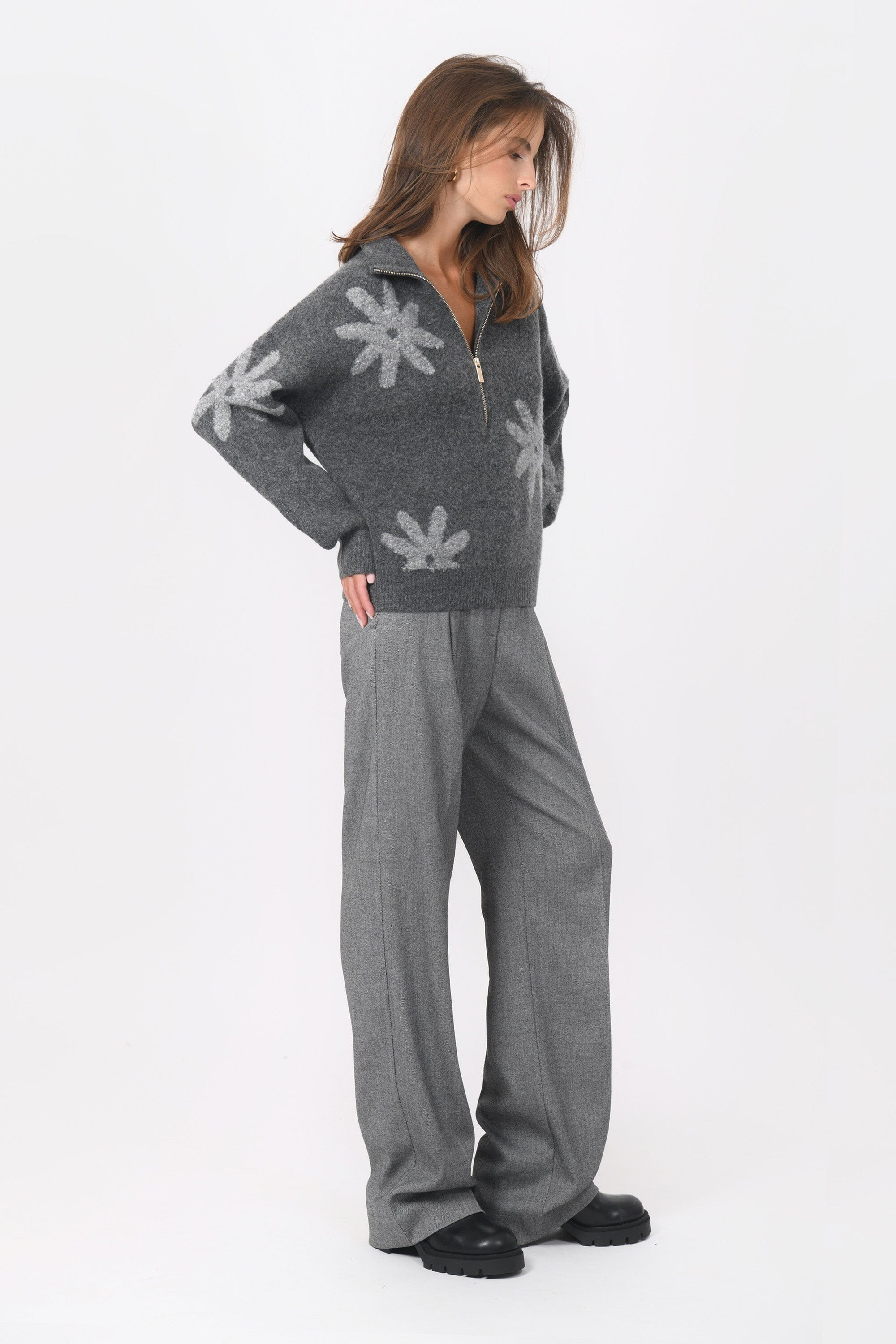PULL - BEATRIX - ANTHRACITE PULL NEW KOOKAI Mode Kookai