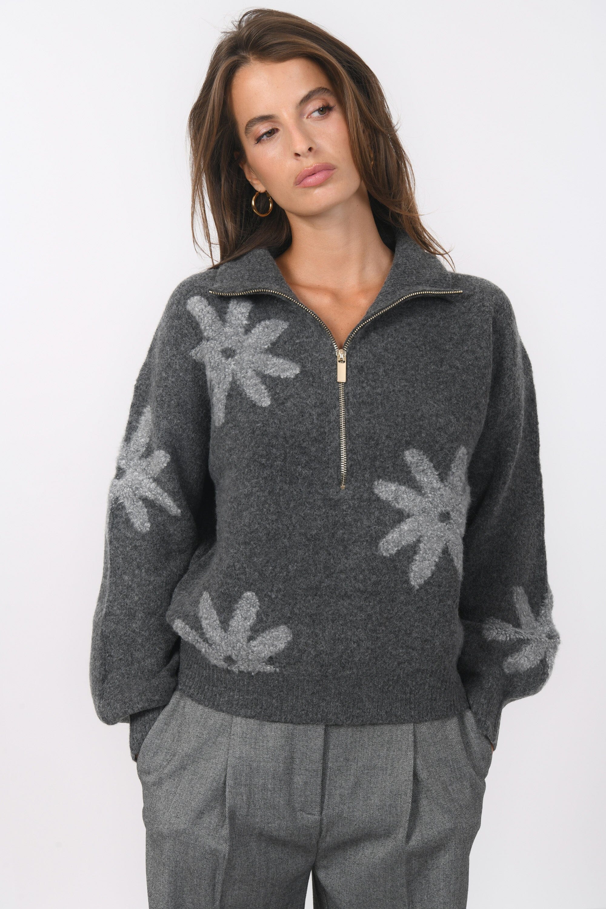 PULL - BEATRIX - ANTHRACITE PULL NEW KOOKAI Mode Kookai