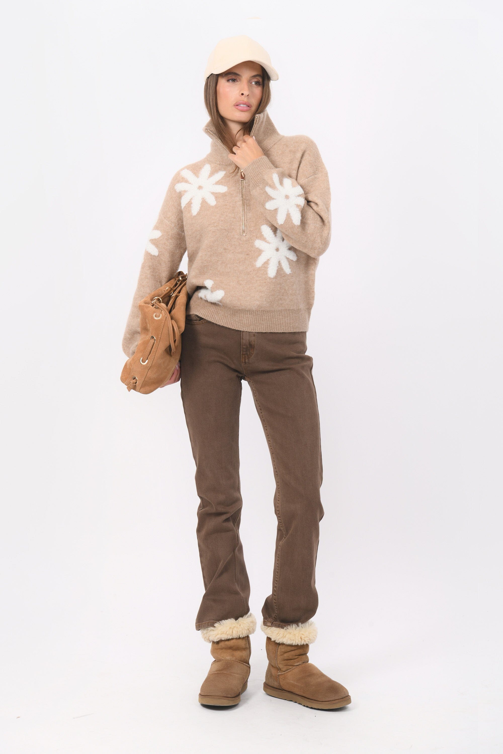 PULL - BEATRIX - CAMEL PULL NEW KOOKAI Mode Kookai