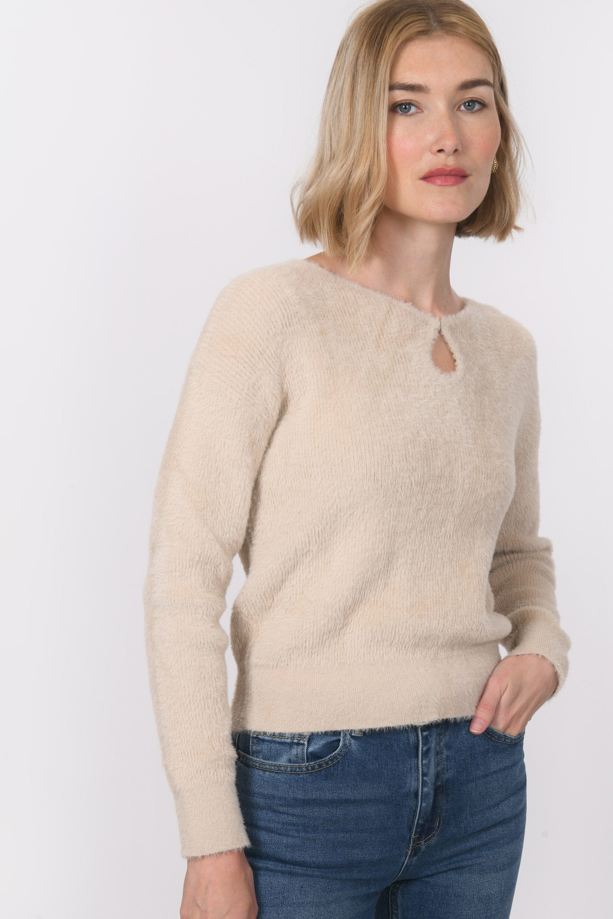 PULL - BELEN - BEIGE PULL NEW KOOKAI Mode Kookai