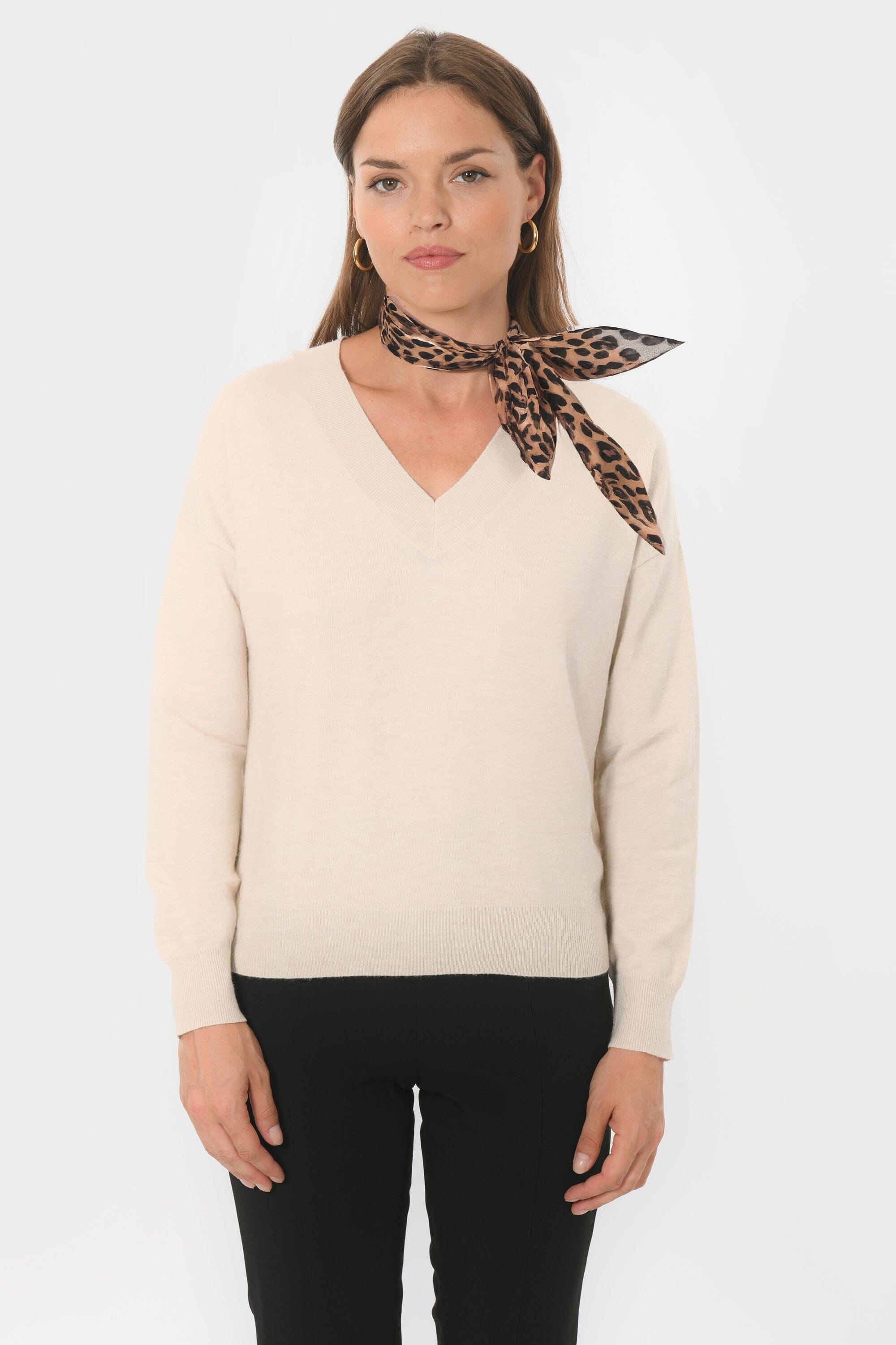 PULL - BELINA - BEIGE CHINE PULL NEW KOOKAI Mode Kookai