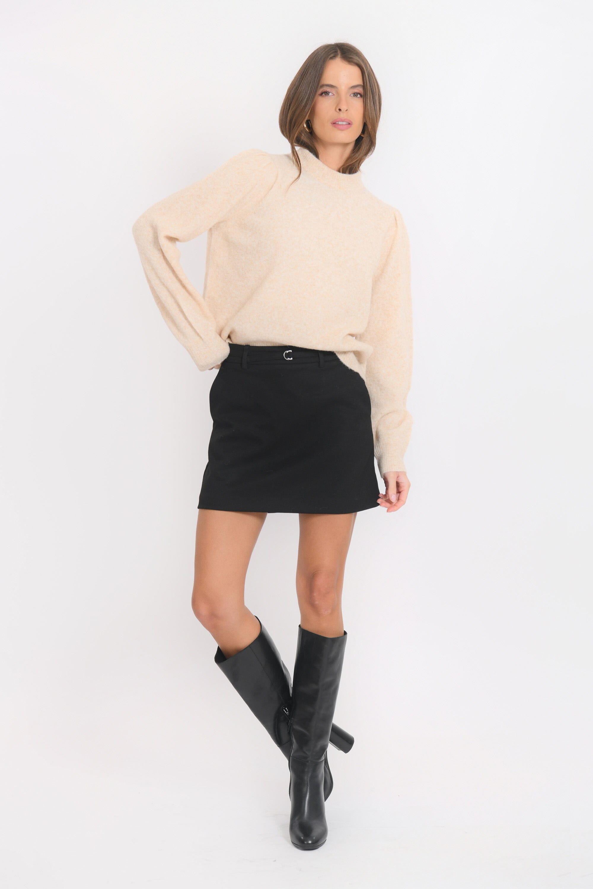 PULL - BELLKISS- BEIGE PULL NEW KOOKAI Mode Kookai