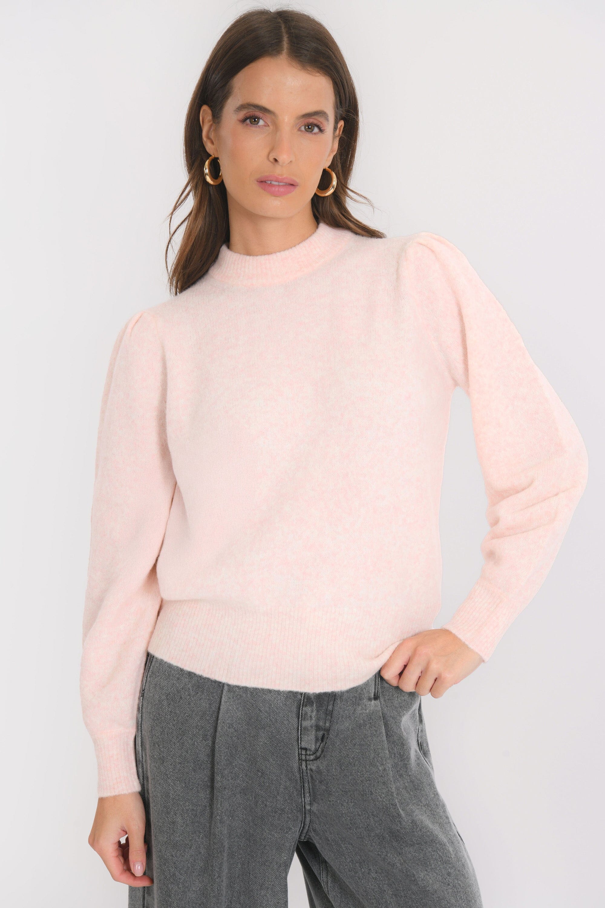 PULL - BELLKISS- ROSE PALE PULL NEW KOOKAI Mode Kookai