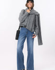 Pull Bianca pull col rond Anthracite PULL NEW KOOKAI Mode Kookai