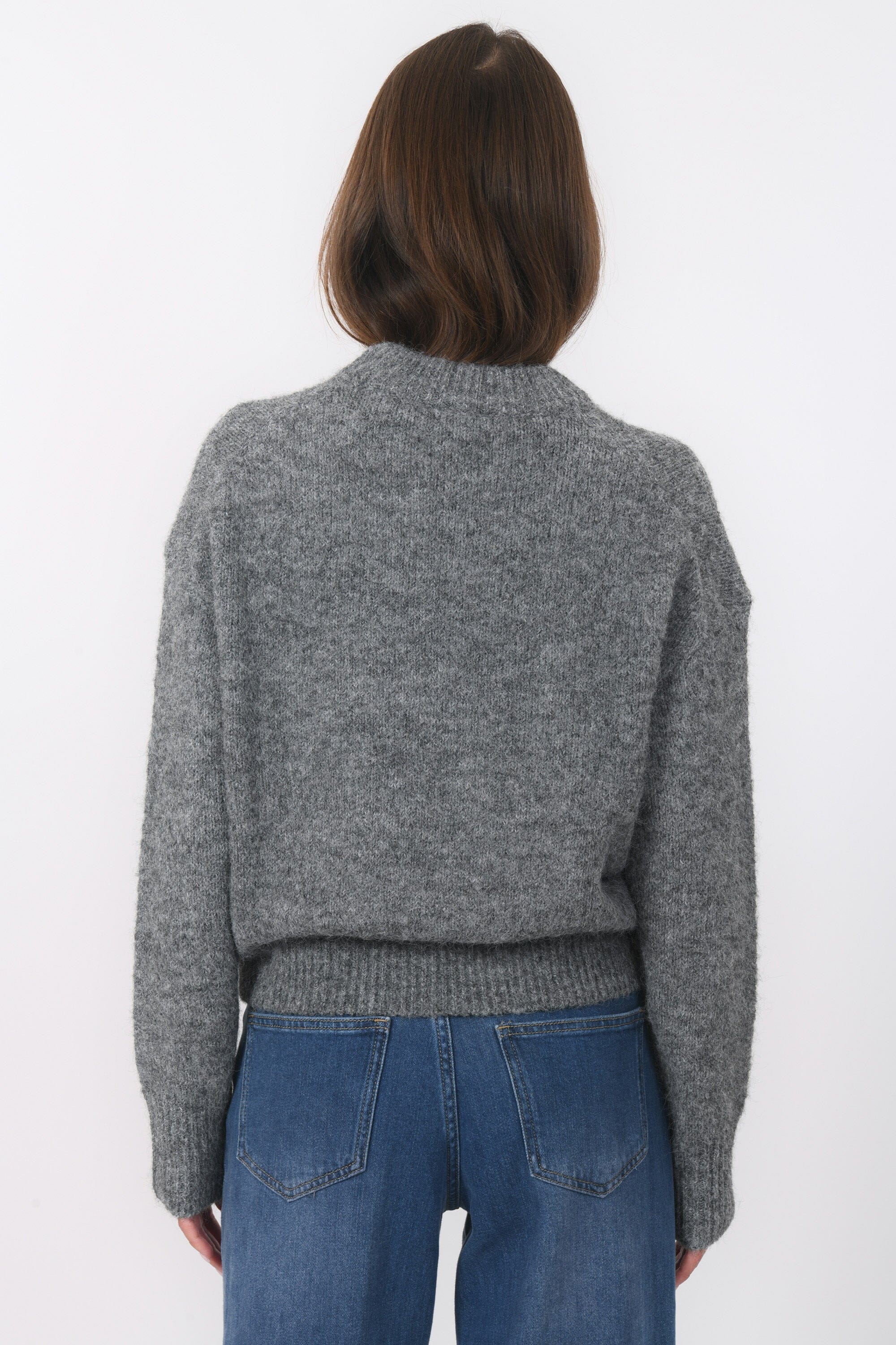Pull Bianca pull col rond Anthracite PULL NEW KOOKAI Mode Kookai
