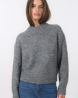 Pull Bianca pull col rond Anthracite PULL NEW KOOKAI Mode Kookai