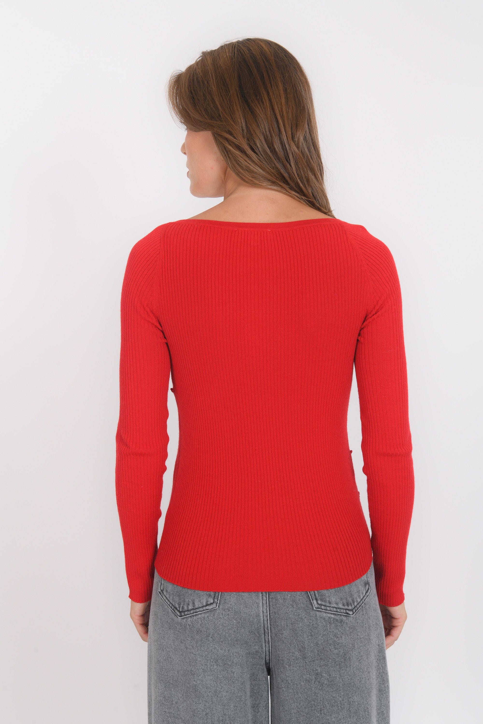 PULL - BITSU - ROUGE PULL NEW KOOKAI Mode Kookai