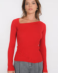 PULL - BITSU - ROUGE PULL NEW KOOKAI Mode Kookai
