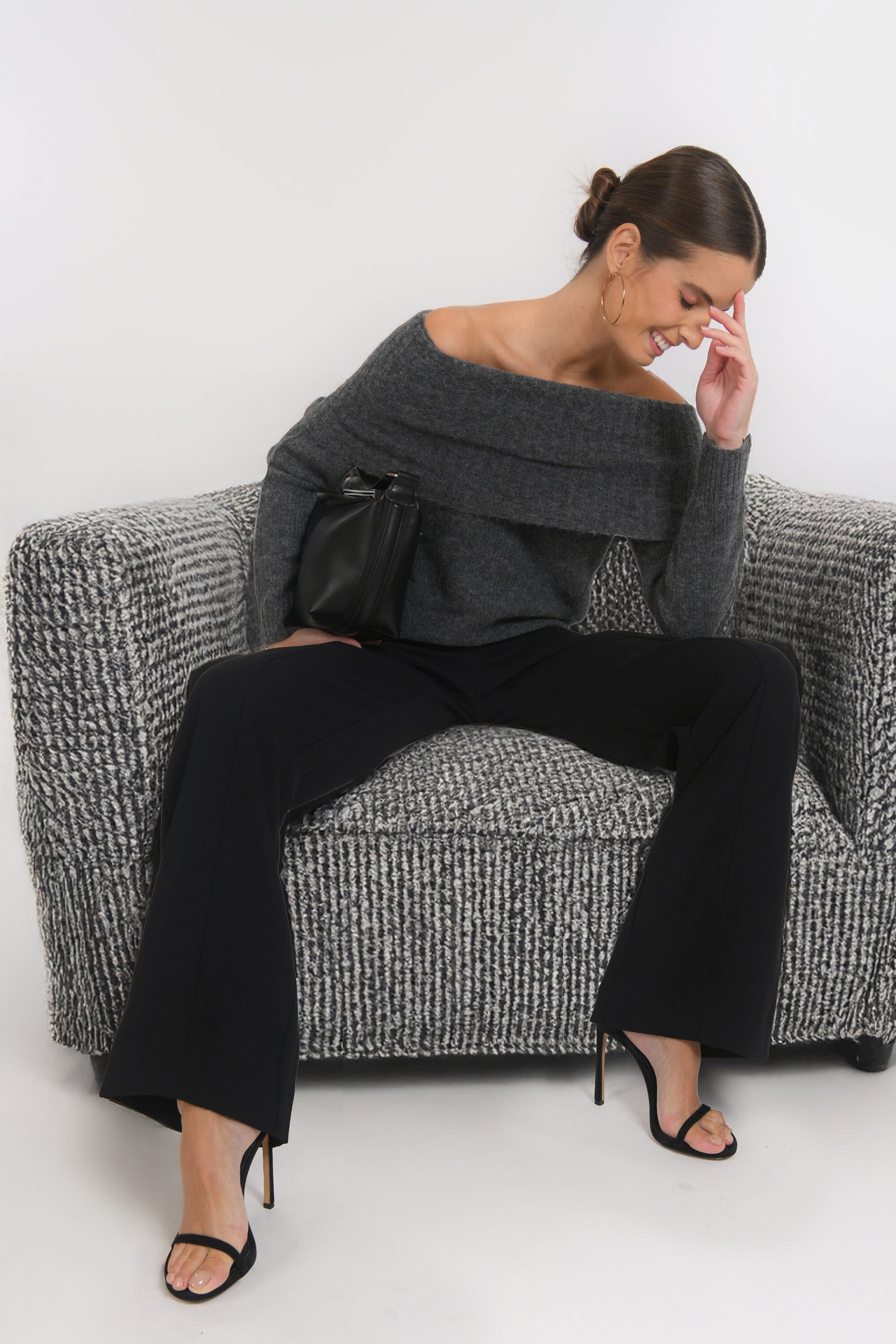 PULL - BOSTON - ANTHRACITE PULL NEW KOOKAI Mode Kookai