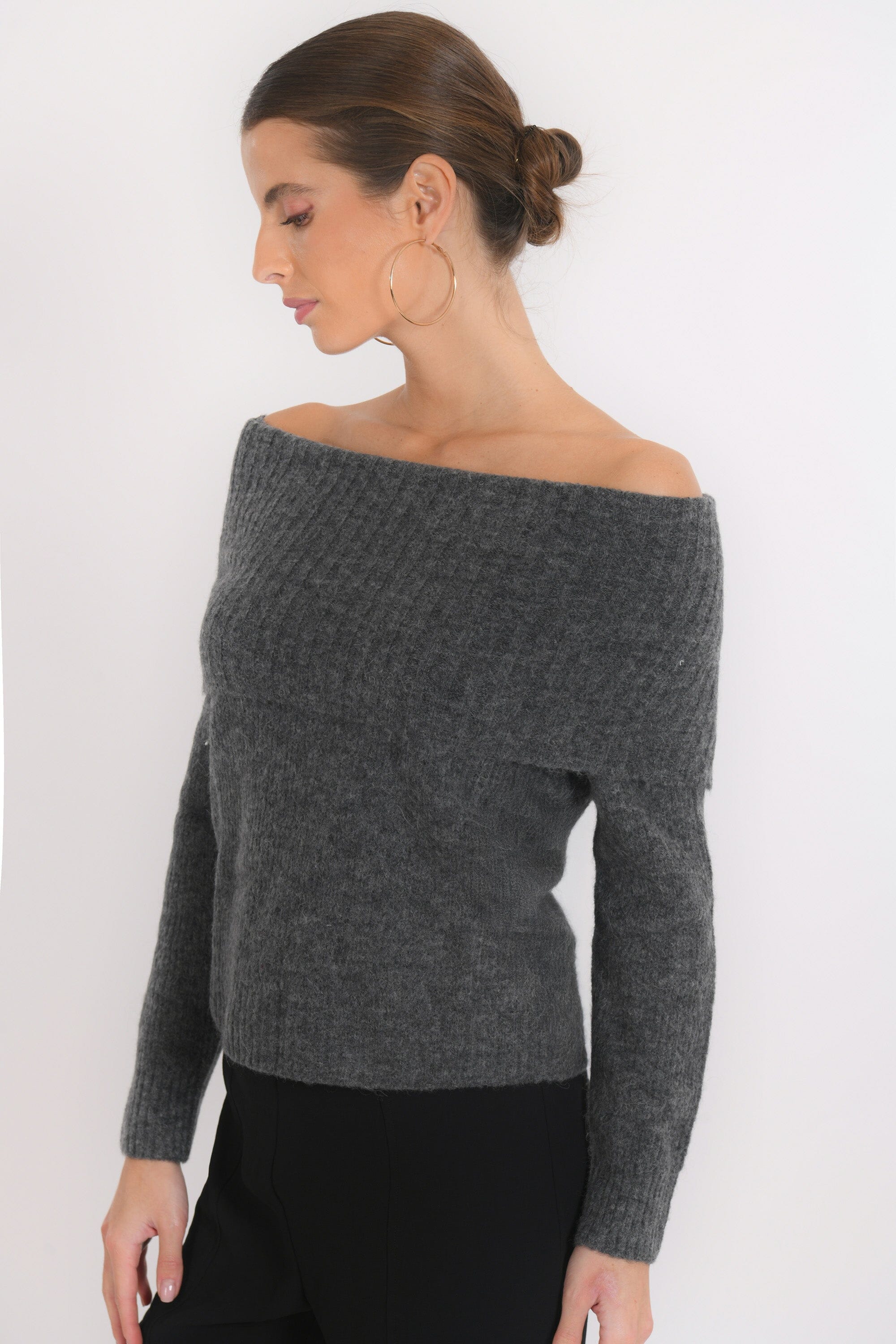 PULL - BOSTON - ANTHRACITE PULL NEW KOOKAI Mode Kookai