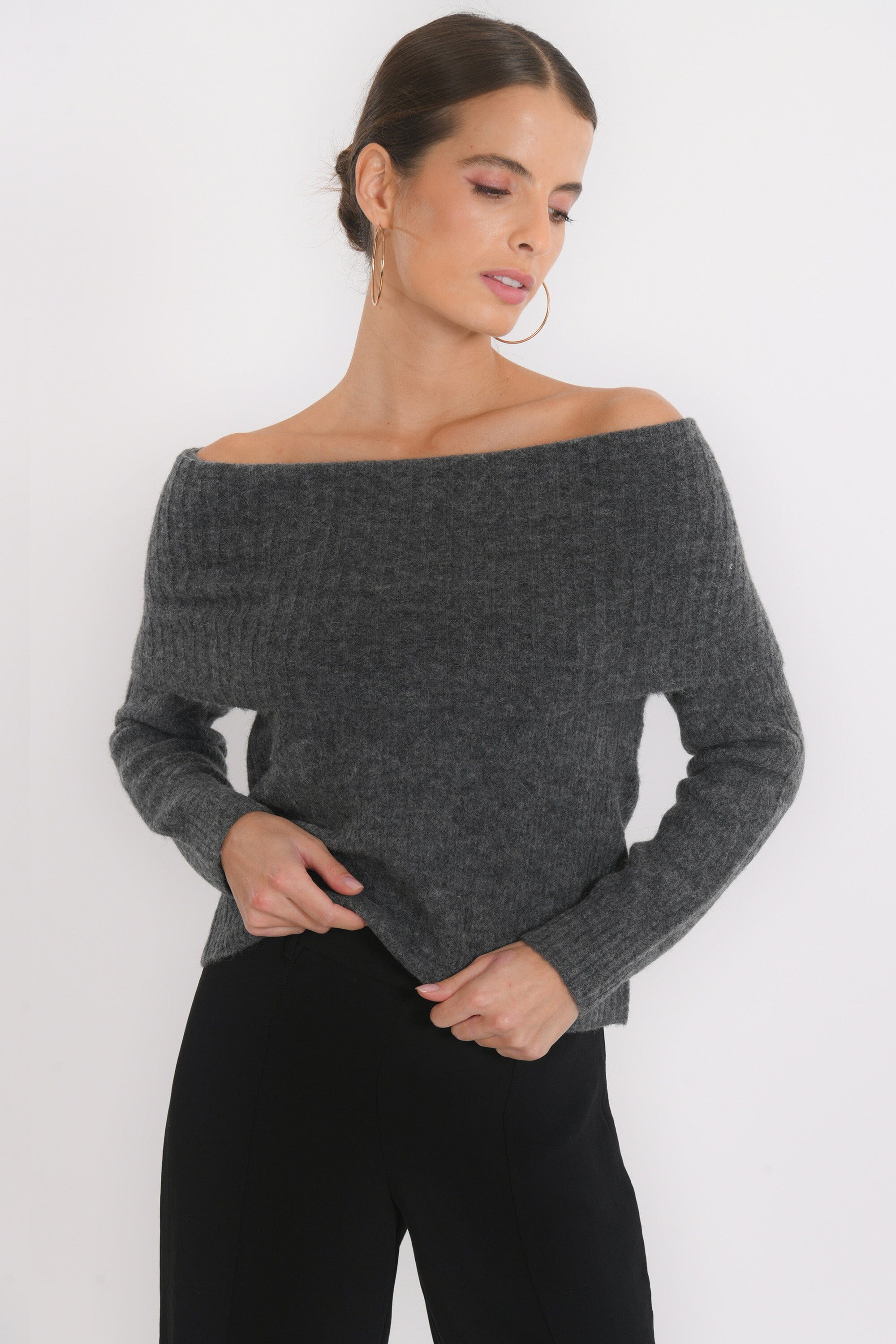 PULL - BOSTON - ANTHRACITE PULL NEW KOOKAI Mode Kookai