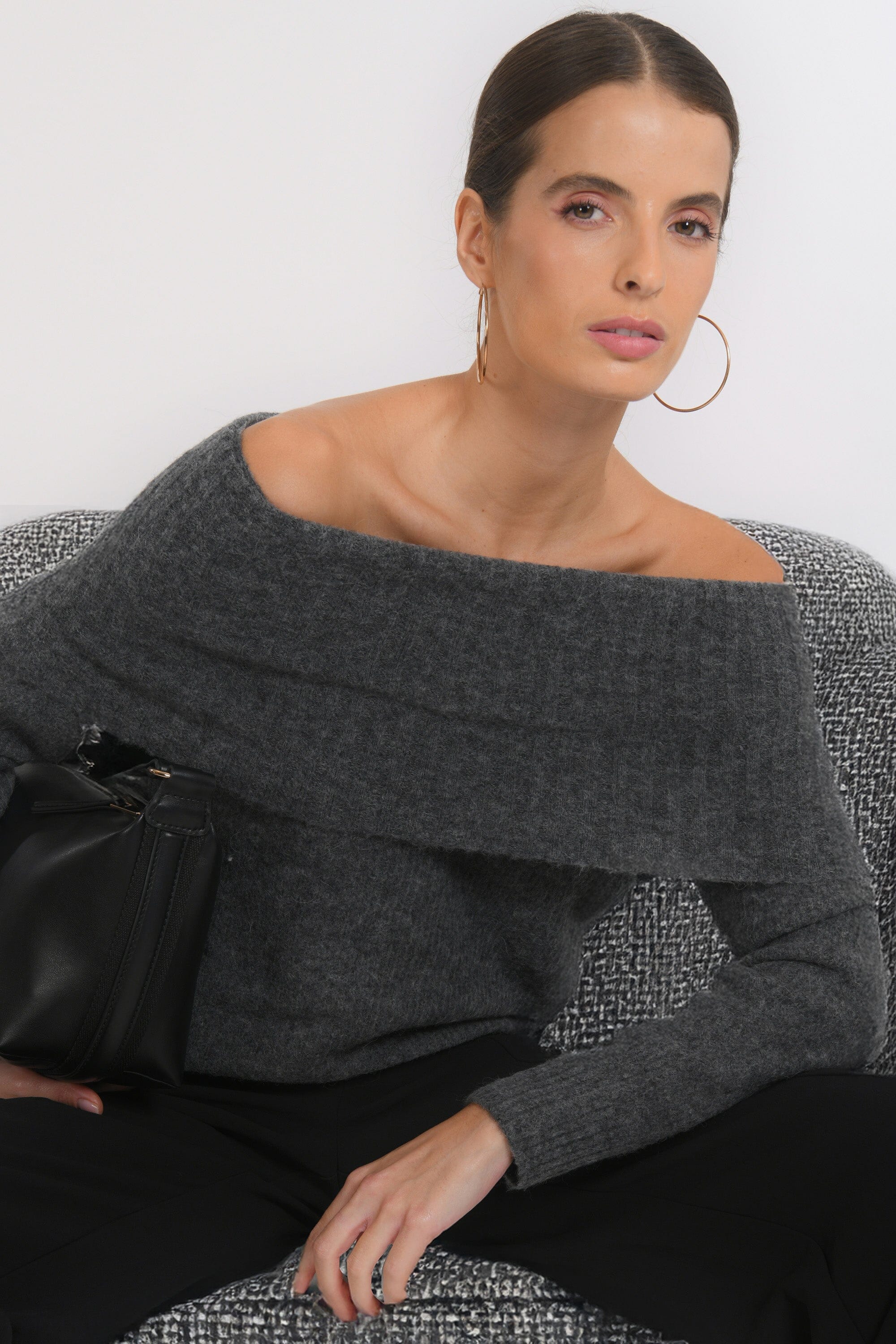 PULL - BOSTON - ANTHRACITE PULL NEW KOOKAI Mode Kookai