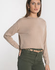 PULL BOUTONNE NOLWENN CAMEL PULL KOOKAI Mode Kookai