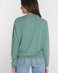 PULL BOUTONNE NOLWENN NEPTUNE GREEN PULL KOOKAI Mode Kookai