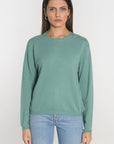 PULL BOUTONNE NOLWENN NEPTUNE GREEN PULL KOOKAI Mode Kookai