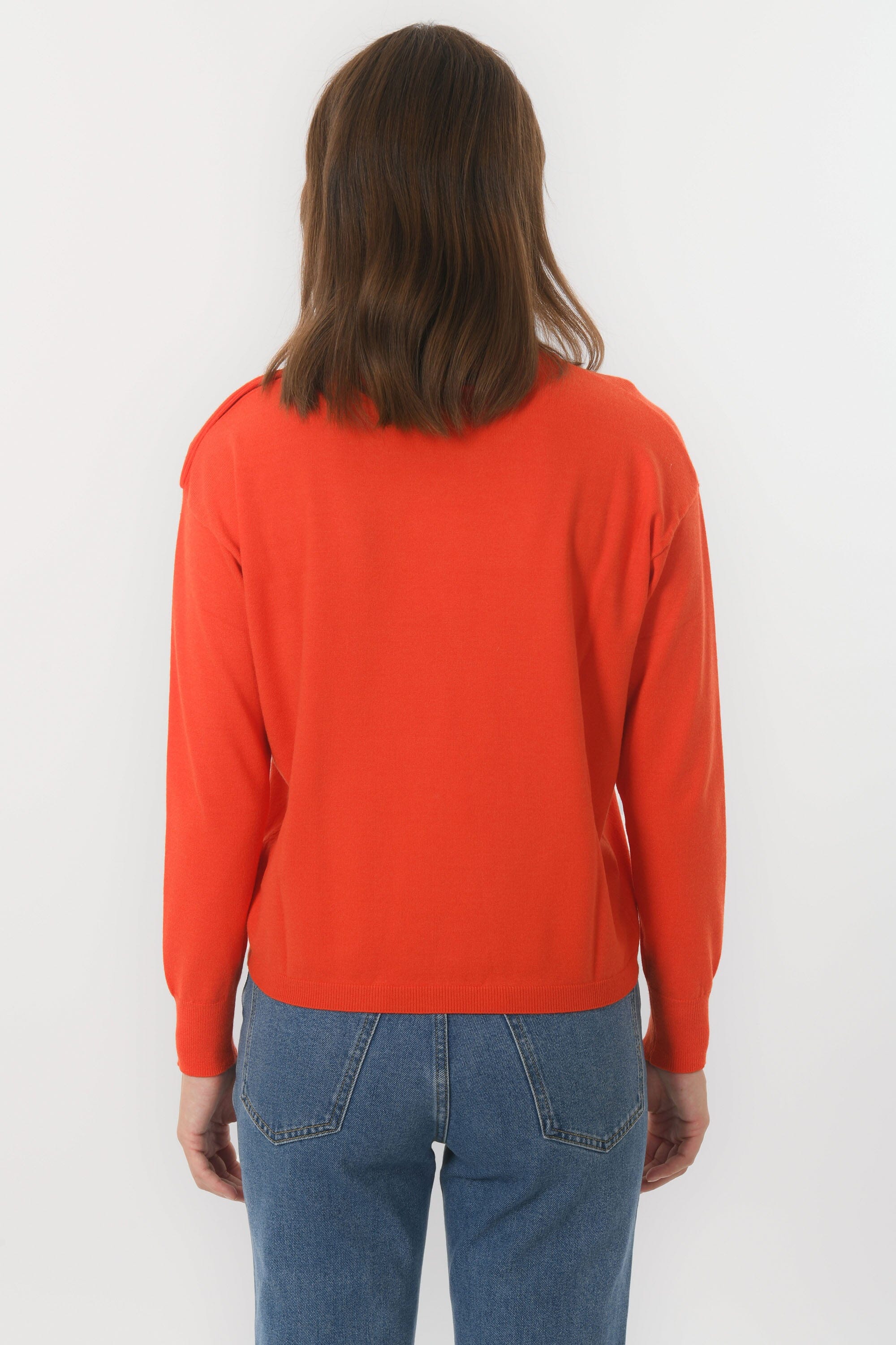 PULL BOUTONS - BELINDA - ORANGE PULL NEW KOOKAI Mode Kookai
