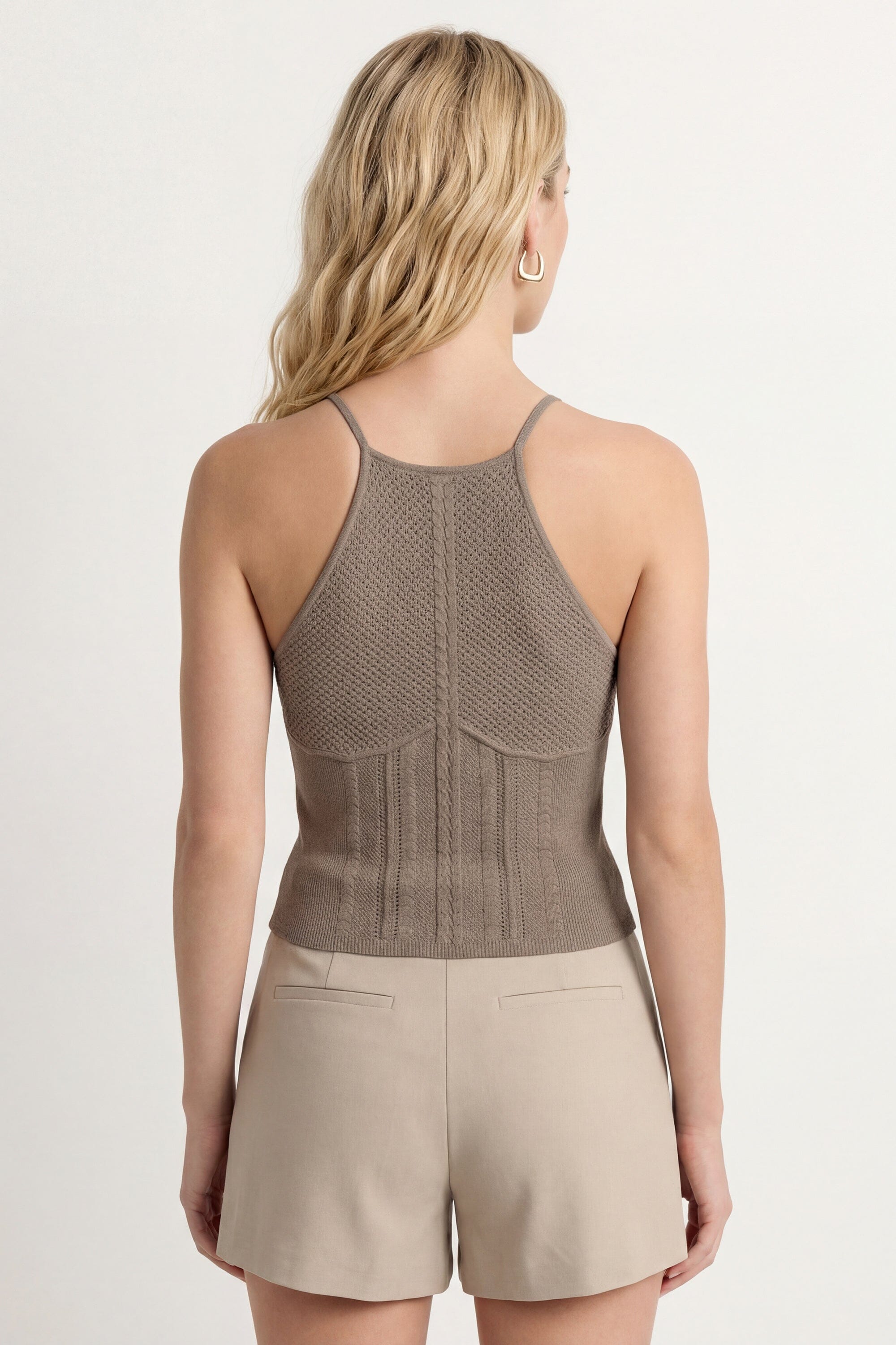 PULL BRETELLES - CARLA - TAUPE PULL NEW KOOKAI Mode Kookai