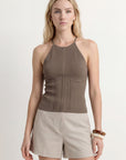 PULL BRETELLES - CARLA - TAUPE PULL NEW KOOKAI Mode Kookai