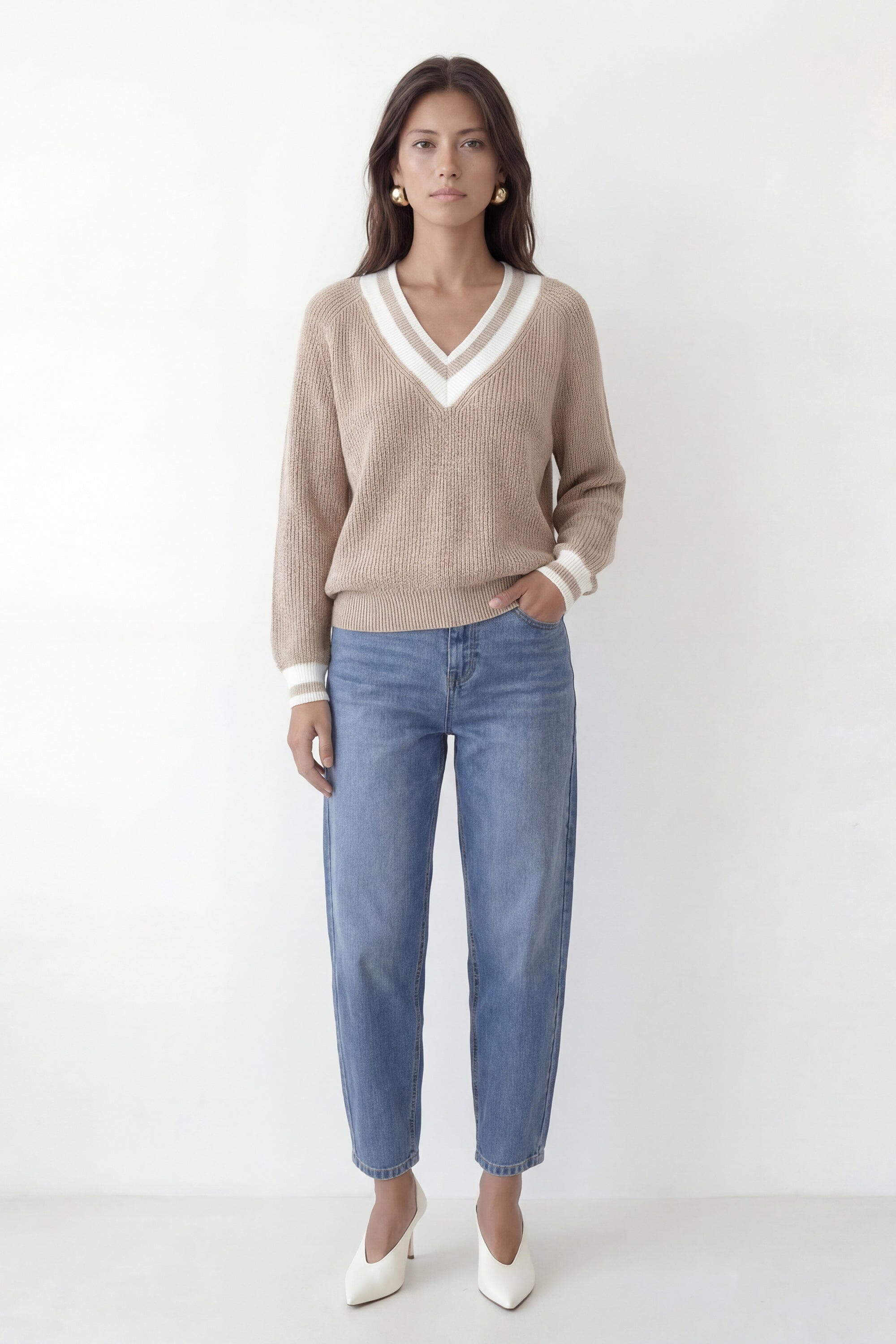 PULL - CALLIE - BEIGE/ECRU PULL NEW KOOKAI Mode Kookai