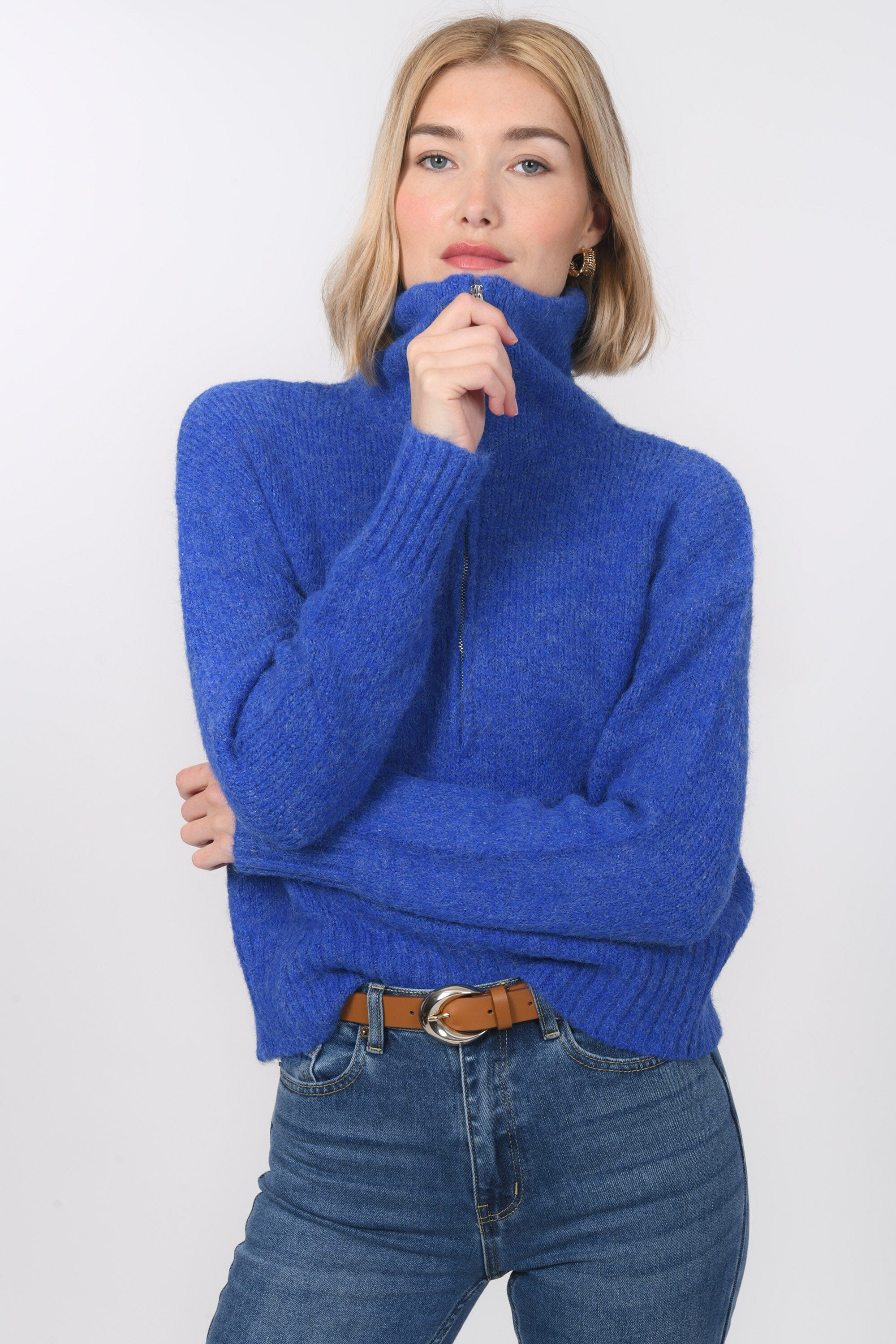 PULL CAMIONNEUR - BIANCA - COBALT PULL NEW KOOKAI Mode Kookai