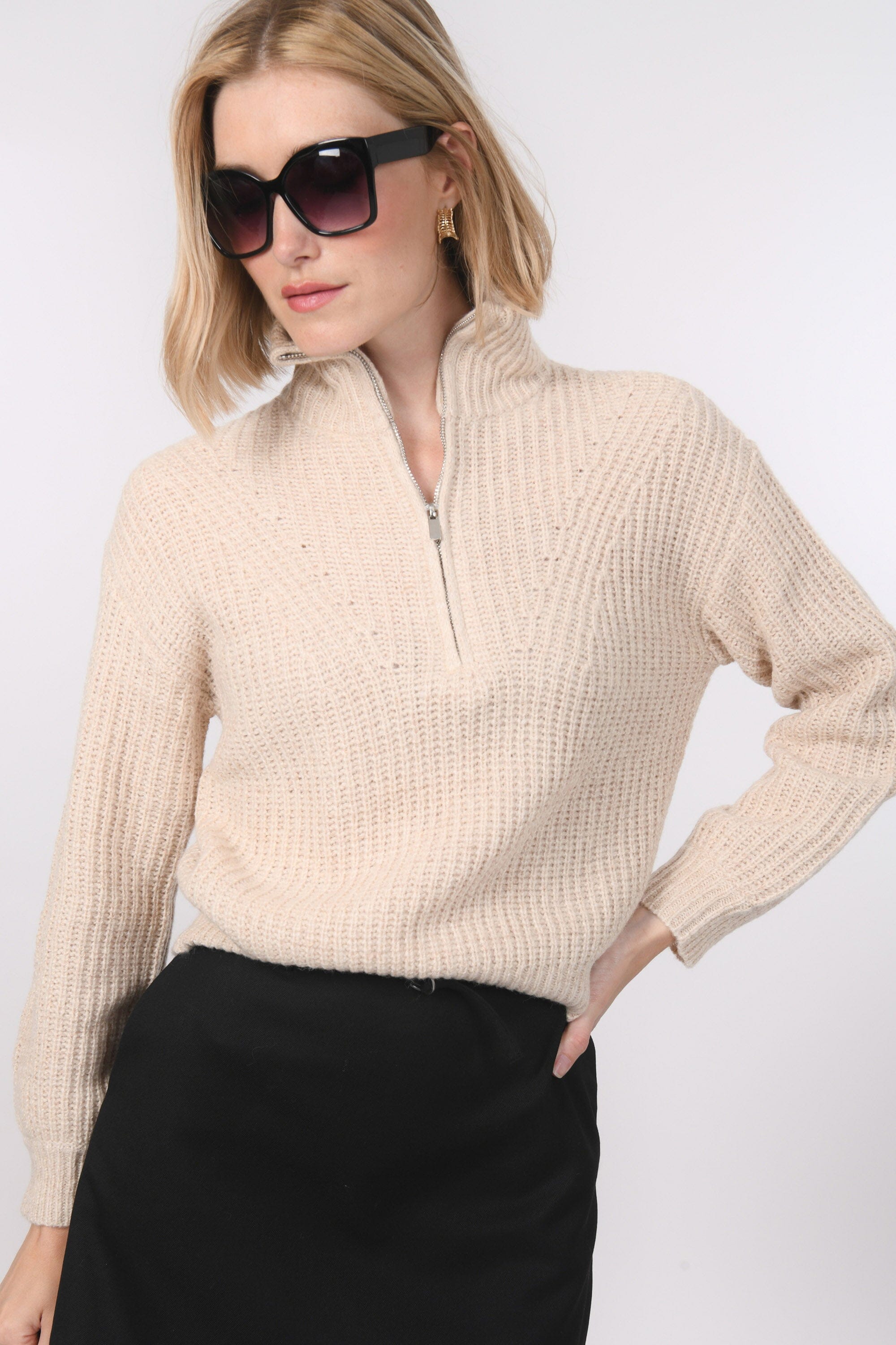 PULL CAMIONNEUR - BRISTOL - BEIGE PULL NEW KOOKAI Mode Kookai
