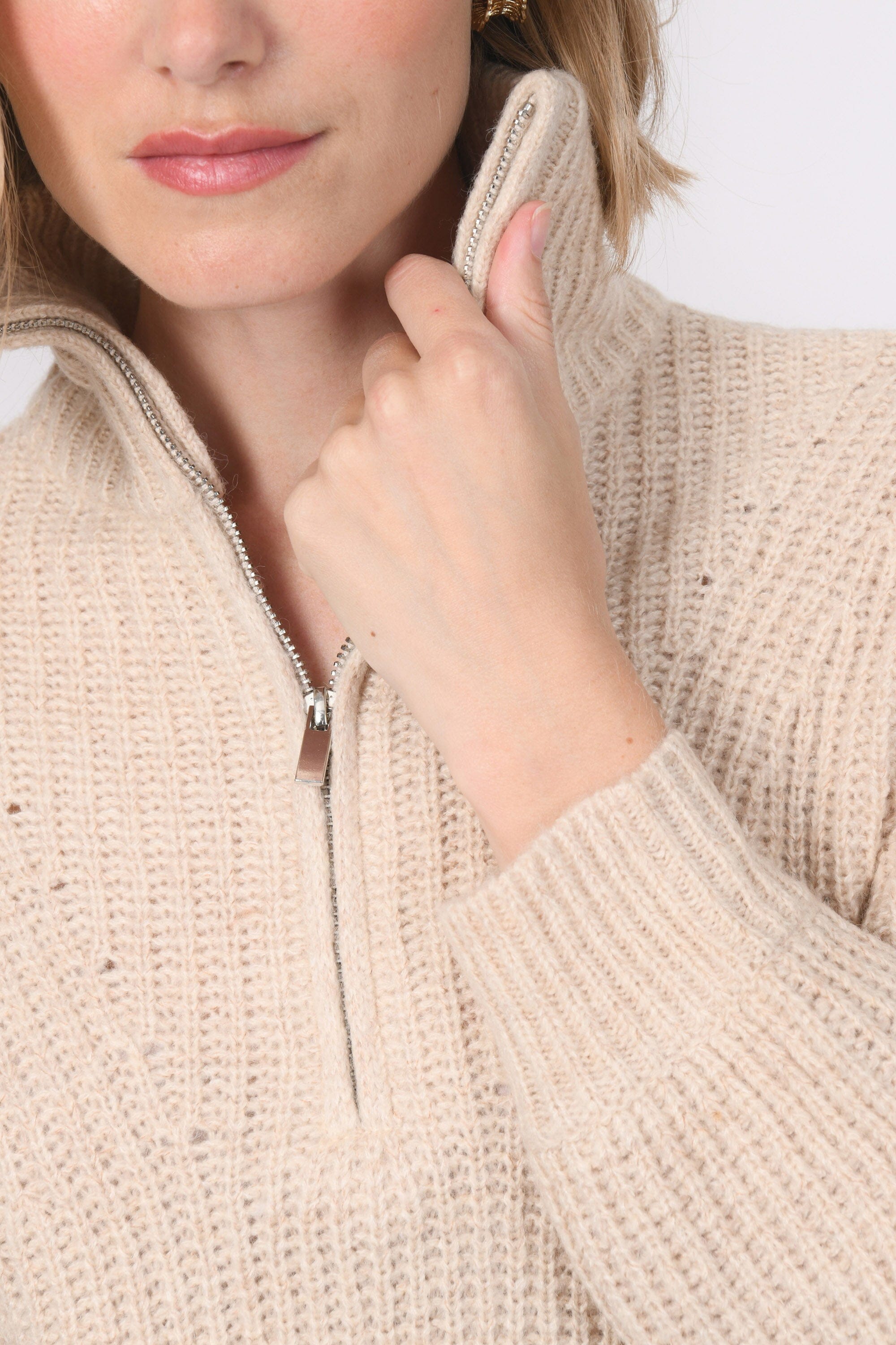 PULL CAMIONNEUR - BRISTOL - BEIGE PULL NEW KOOKAI Mode Kookai