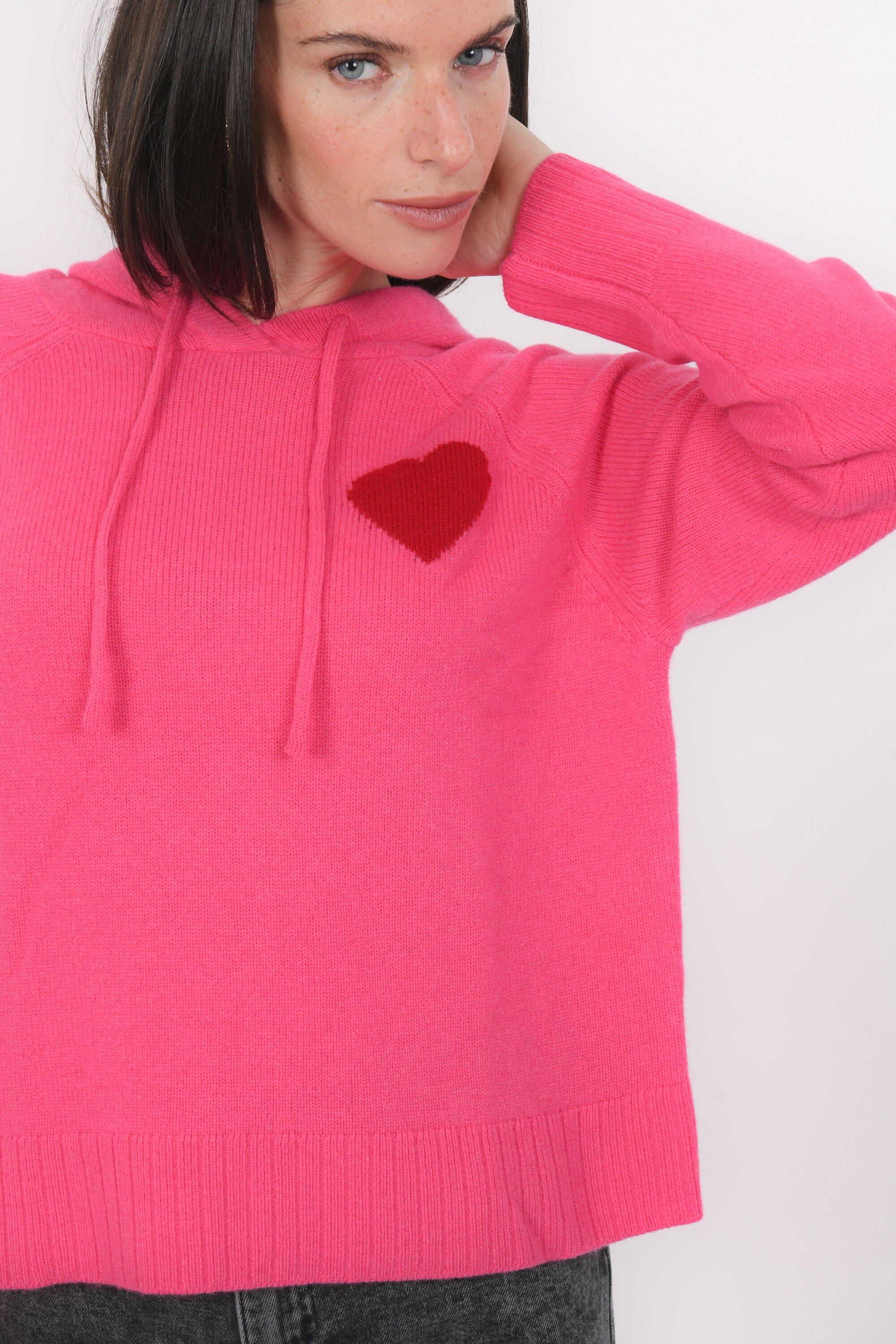 PULL CAPUCHE - BART - FUSCHIA PULL NEW KOOKAI Mode Kookai