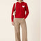 PULL CAPUCHE - DARI - ROUGE/CREME PULL NEW KOOKAI Mode Kookai