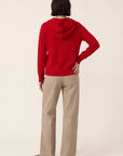 PULL CAPUCHE - DARI - ROUGE/CREME PULL NEW KOOKAI Mode Kookai