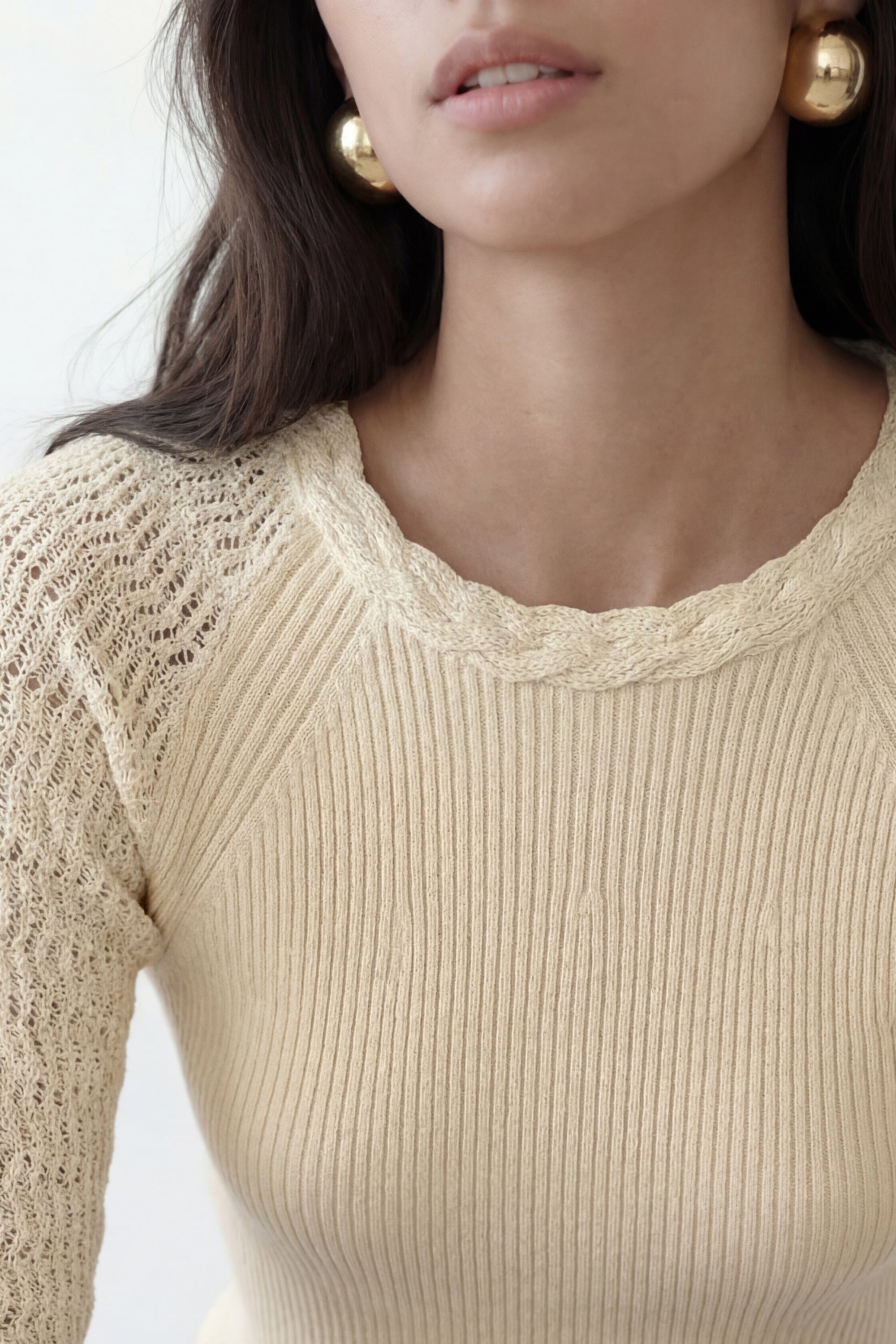 PULL - CHERYL - ECRU PULL NEW KOOKAI Mode Kookai