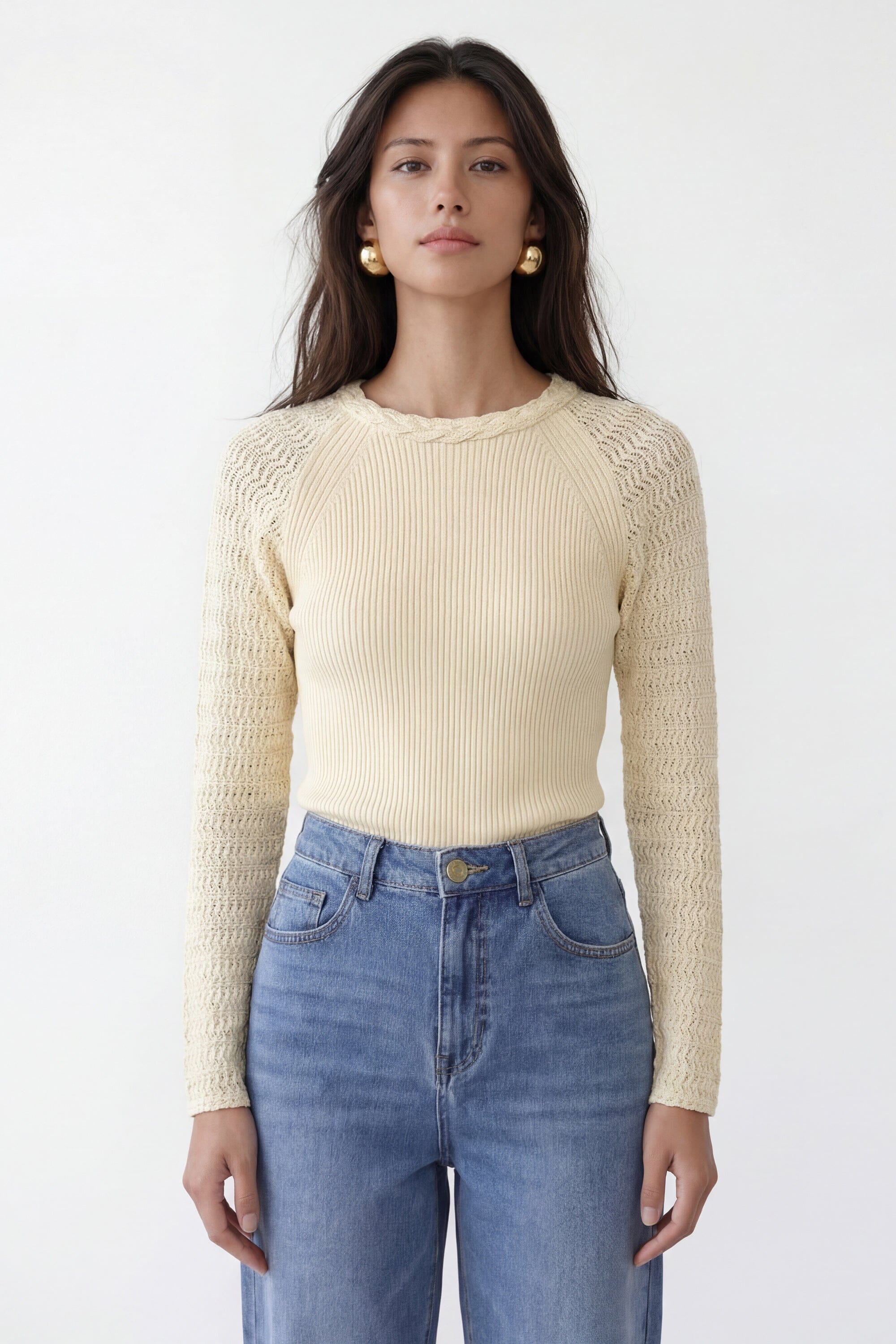 PULL - CHERYL - ECRU PULL NEW KOOKAI Mode Kookai