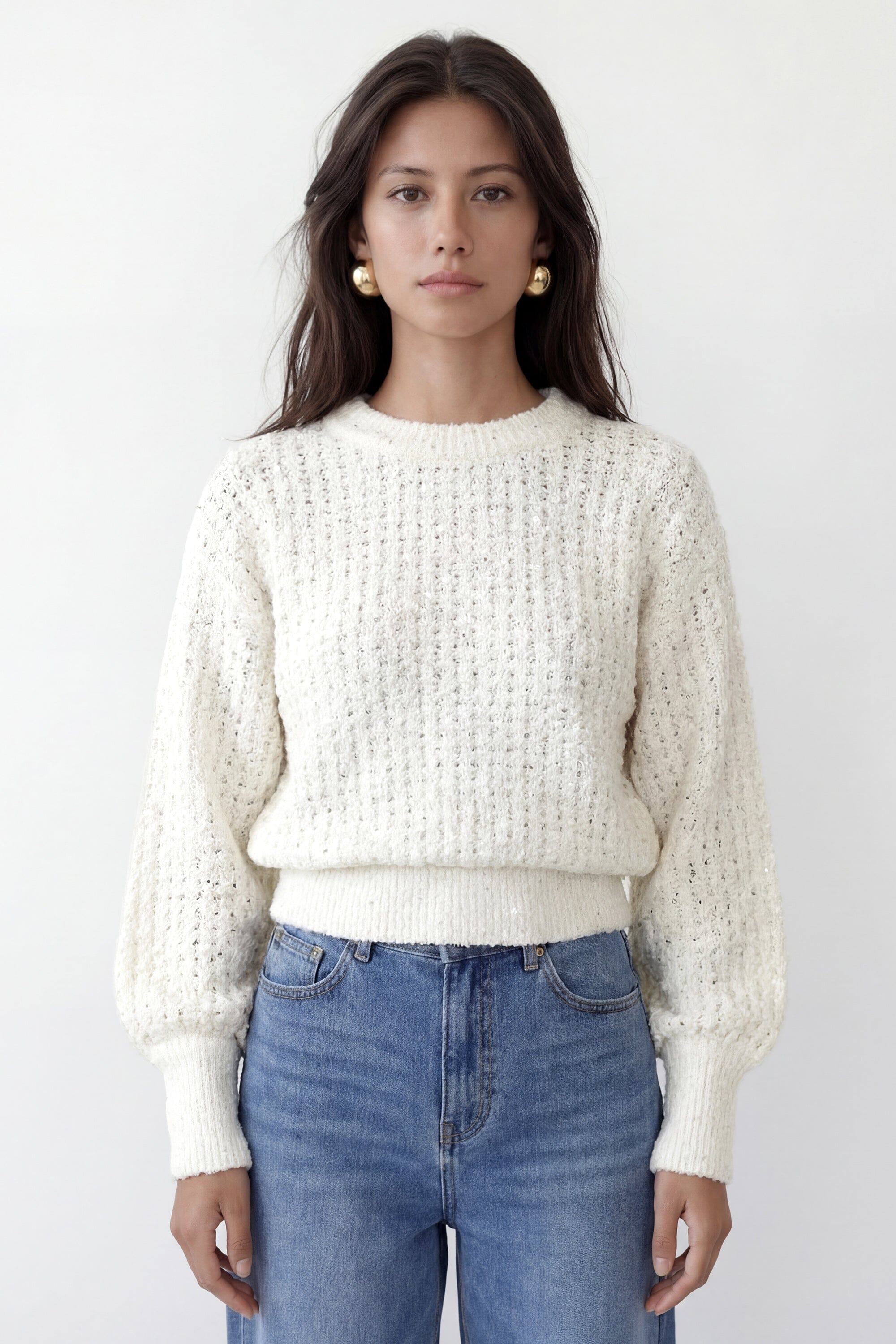 PULL - CLIFF - ECRU PULL NEW KOOKAI Mode Kookai