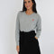 PULL COEUR ANITA GRIS CHINÉ PULL KOOKAI Mode Kookai