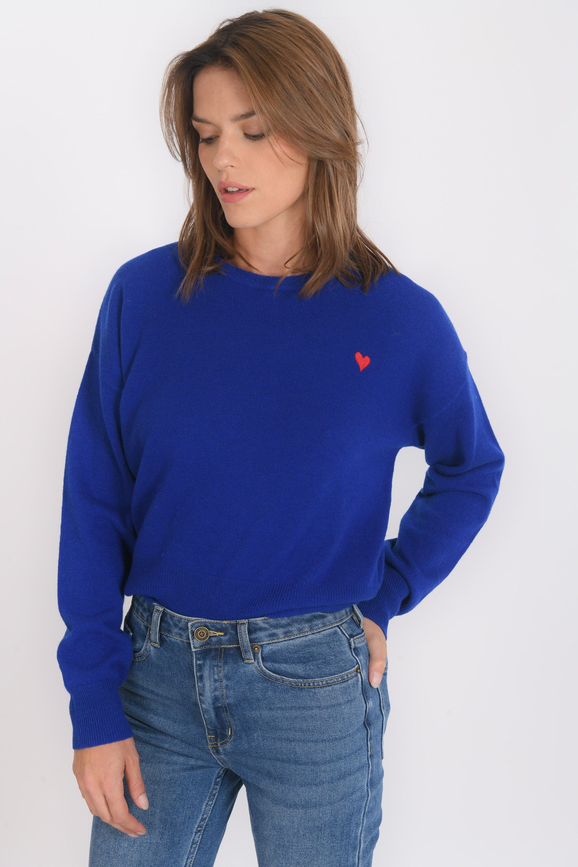 PULL COEUR - B-ANITA - COBALT PULL NEW KOOKAI Mode Kookai
