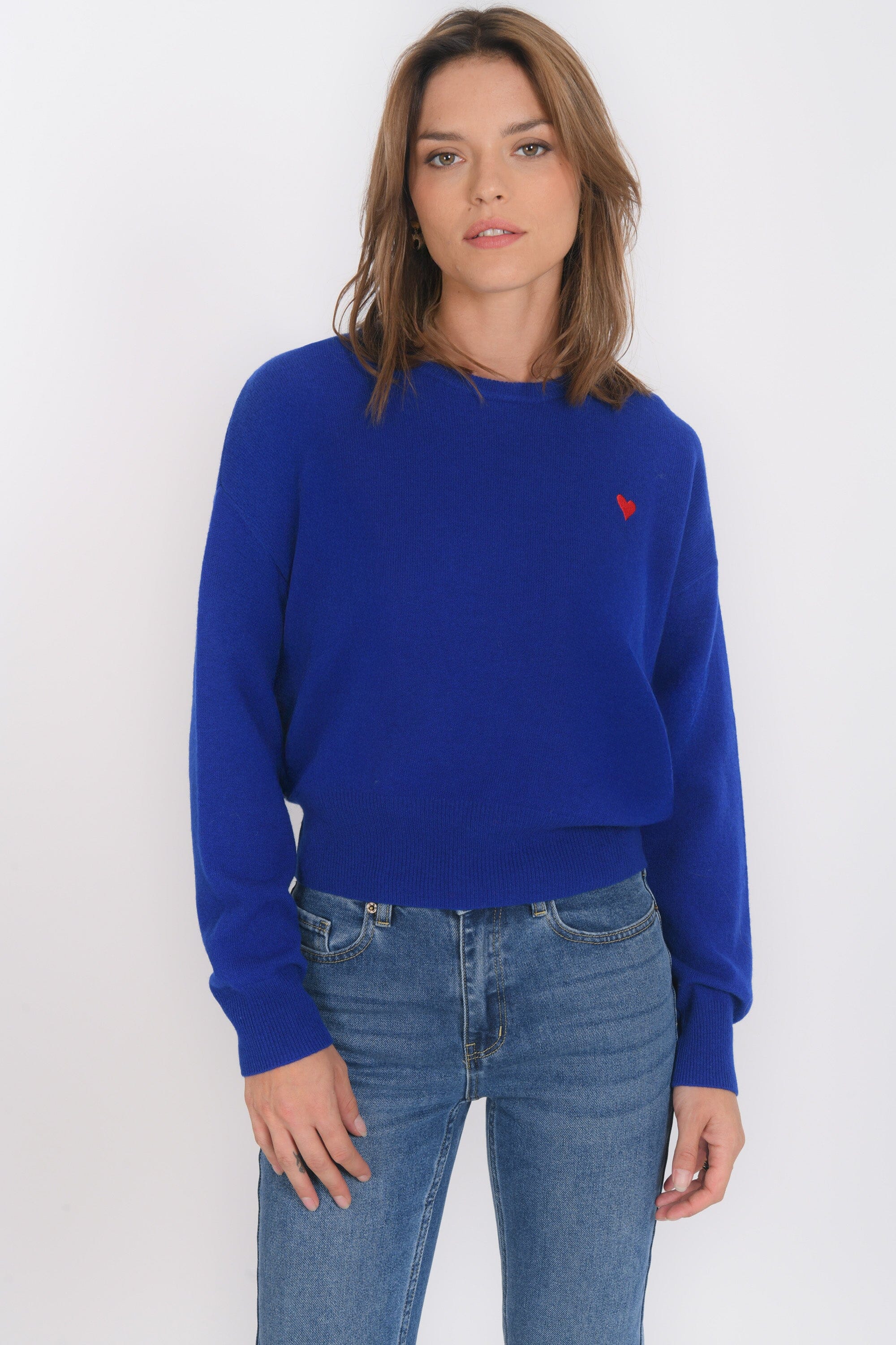 PULL COEUR - B-ANITA - COBALT PULL NEW KOOKAI Mode Kookai