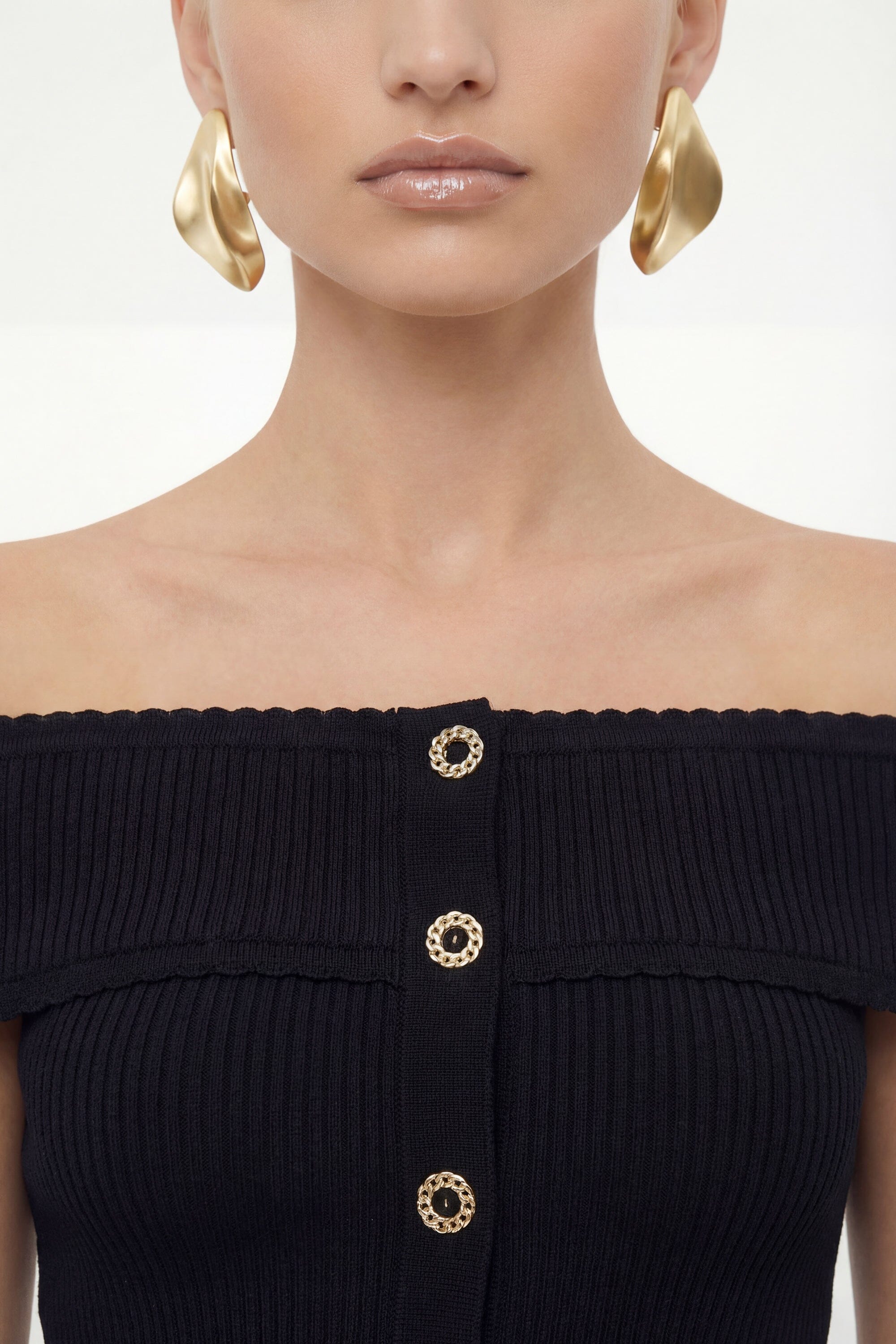 PULL COL BARDOT - CHRISTEN - NOIR PULL NEW KOOKAI Mode Kookai