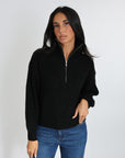 PULL COL CAMIONNEUR MINA NOIR PULL KOOKAI Mode Kookai