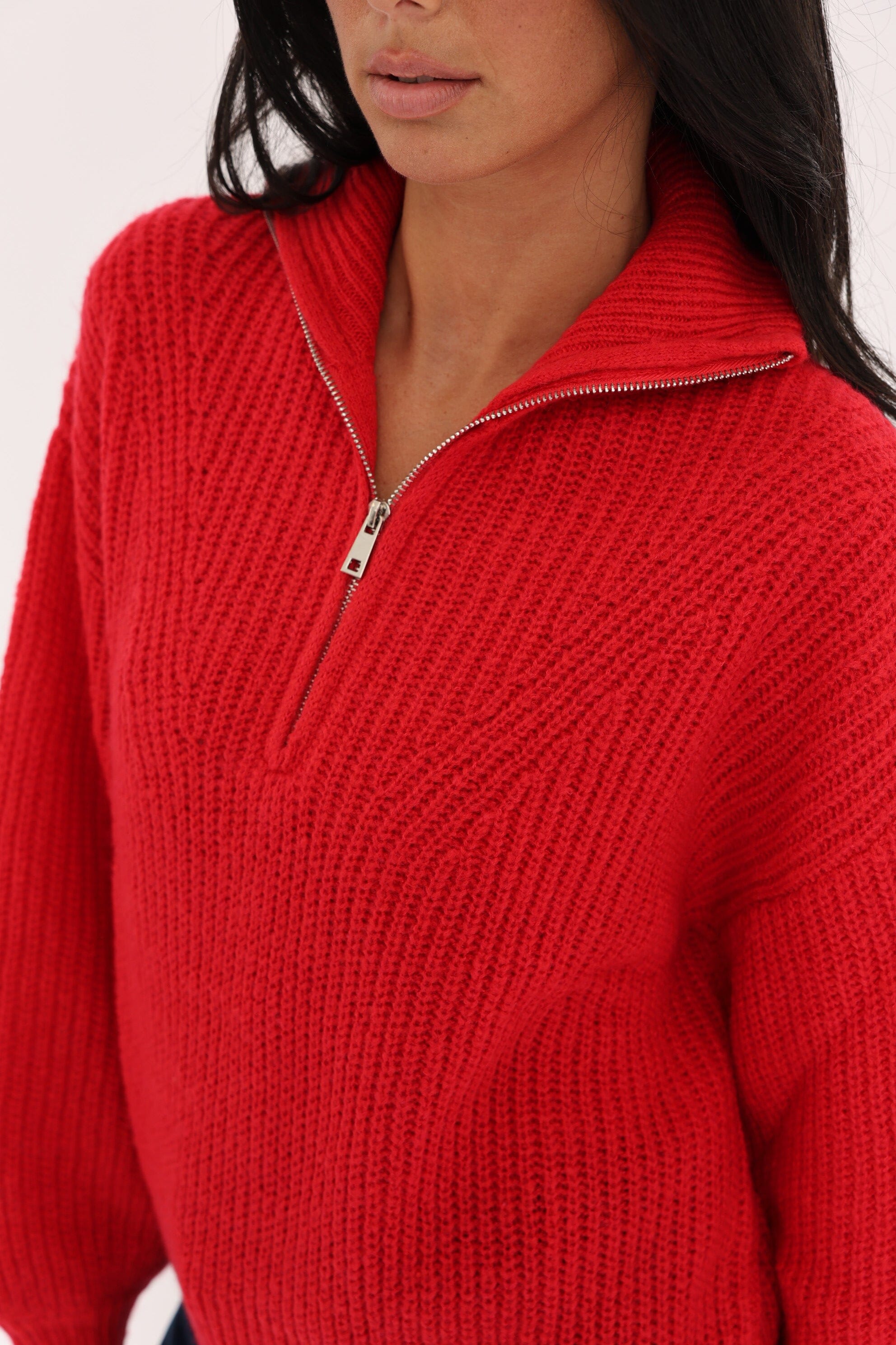 PULL COL CAMIONNEUR MINA ROUGE PULL KOOKAI Mode Kookai