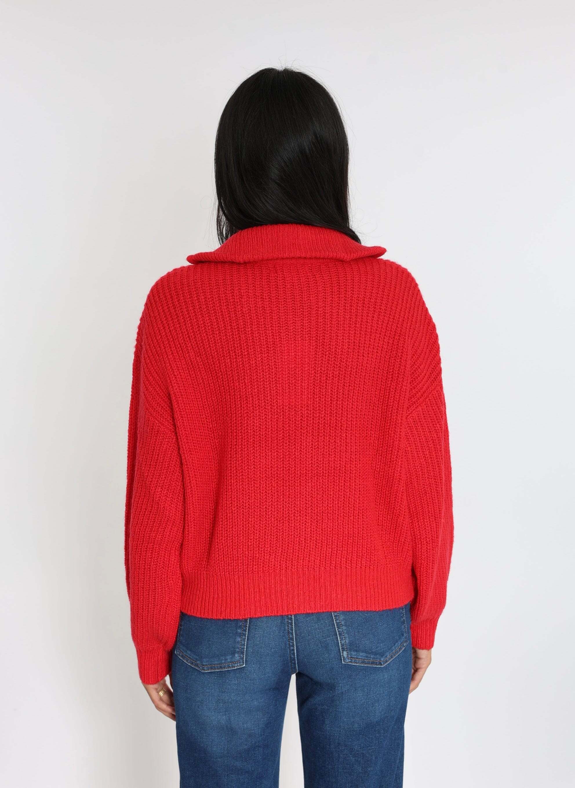 PULL COL CAMIONNEUR MINA ROUGE PULL KOOKAI Mode Kookai