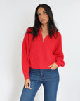 PULL COL CAMIONNEUR MINA ROUGE PULL KOOKAI Mode Kookai