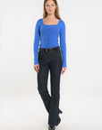 PULL COL CARRE - ELISABETH - COBALT PULL KOOKAI Mode Kookai