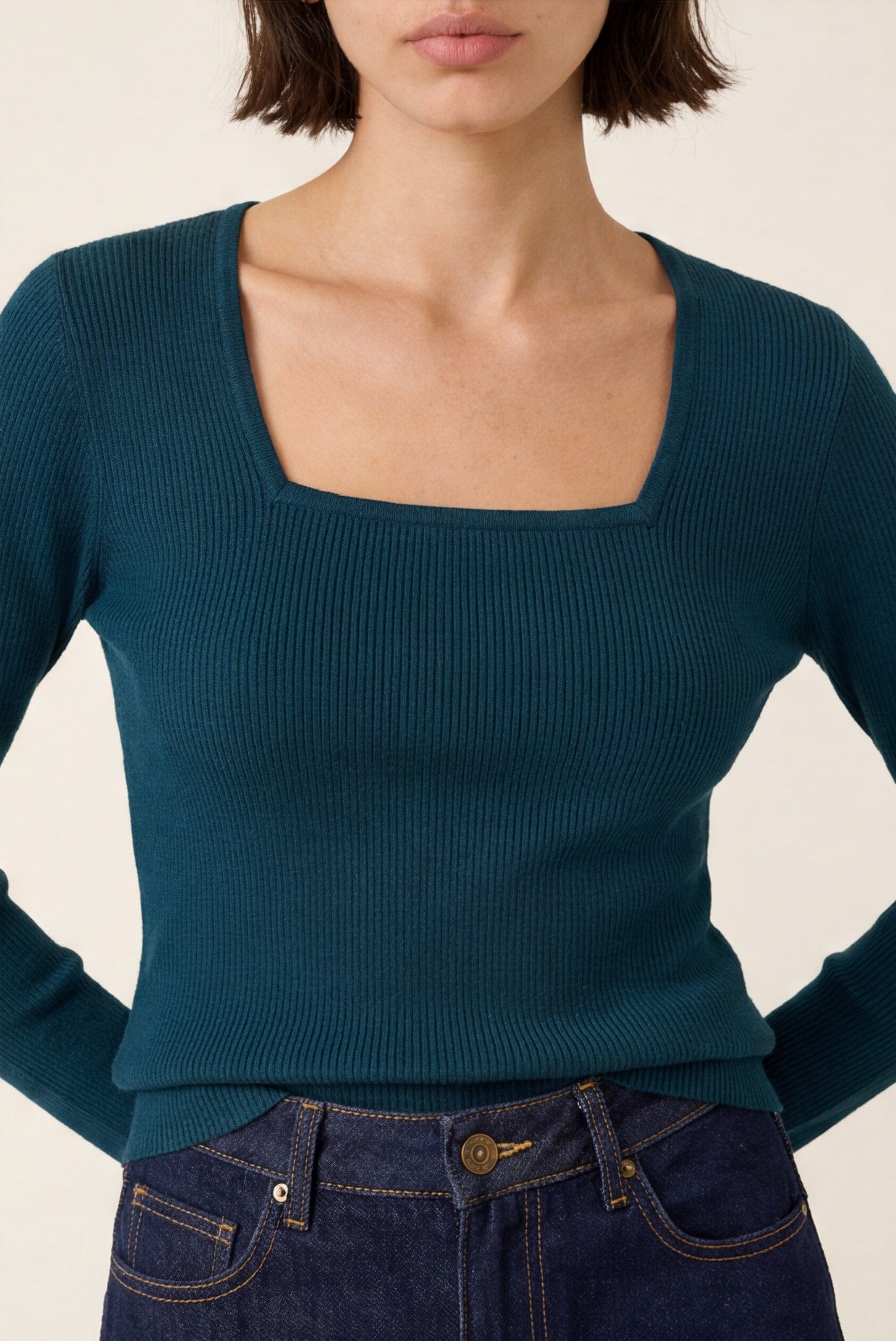 PULL COL CARRE - OLYMPE - FORET PULL NEW KOOKAI Mode Kookai