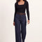 PULL COL CARRE - OLYMPE - BORDEAUX PULL NEW KOOKAI Mode Kookai