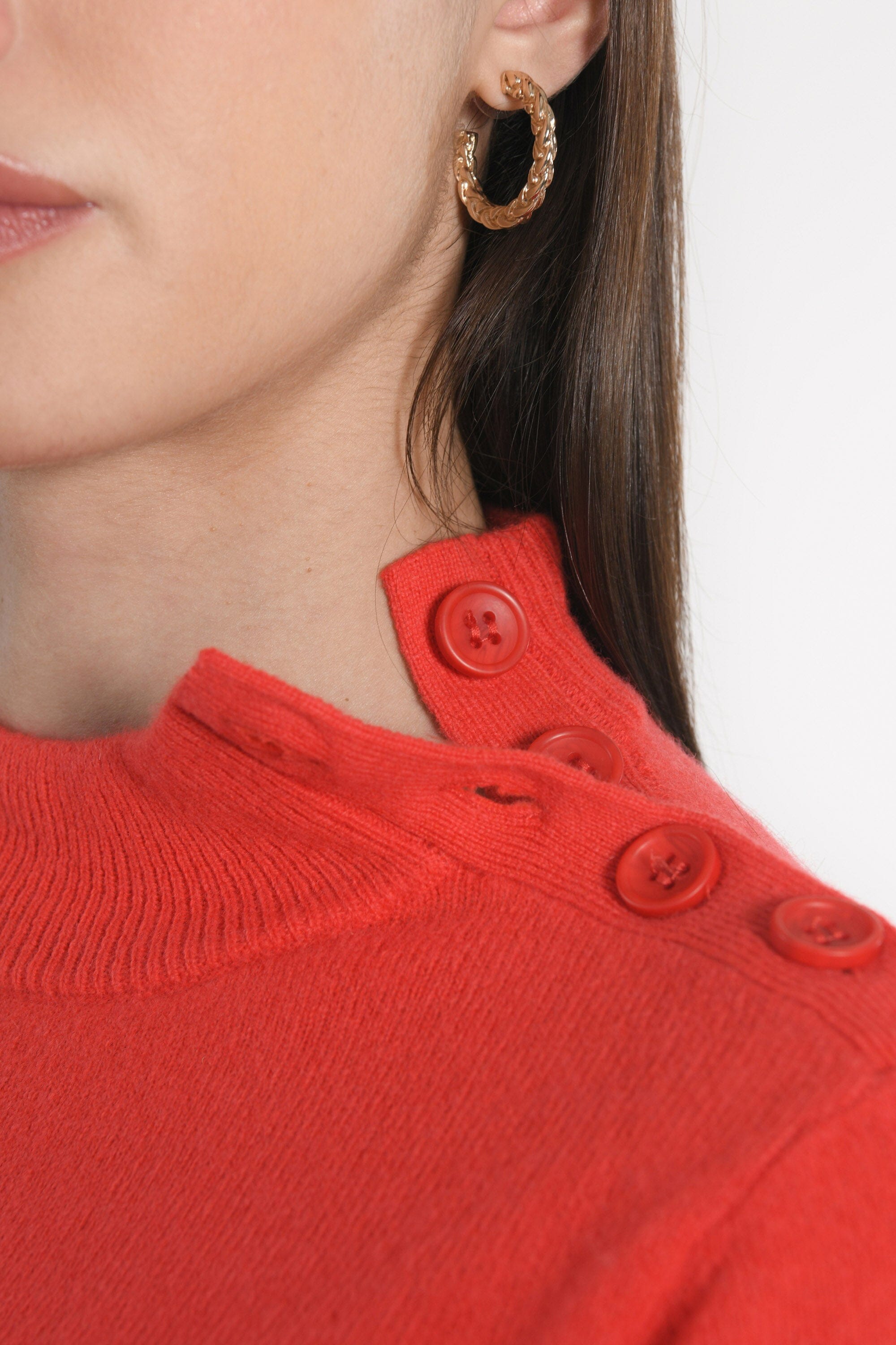 PULL COL CHEMINÉE ANITA ROUGE MARION PULL KOOKAI Mode Kookai