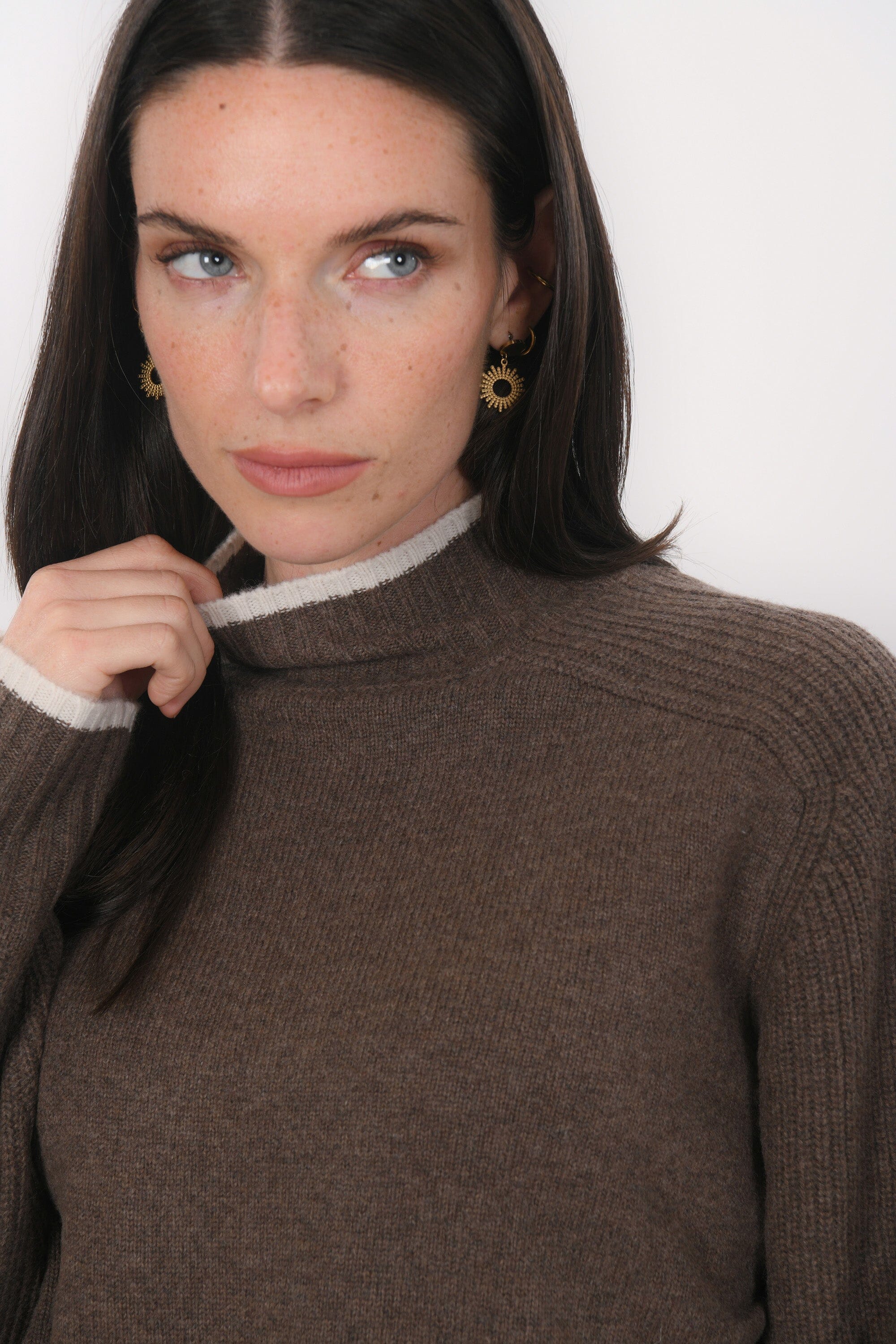 PULL COL MONTANT - BART - CHOCOLAT PULL NEW KOOKAI Mode Kookai